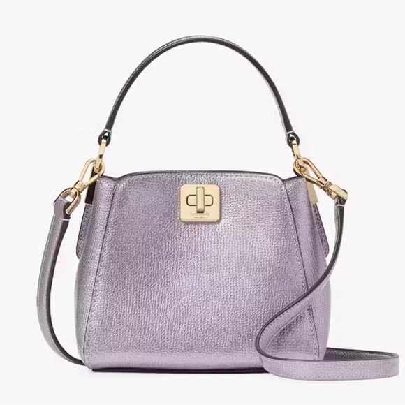 Kate Spade NWT Phoebe Metallic Mini Top Handle Crossbody - Candied Flower,All Products : American Fashion Style Bags On Sale